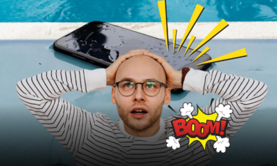 Smartphone caduto in acqua