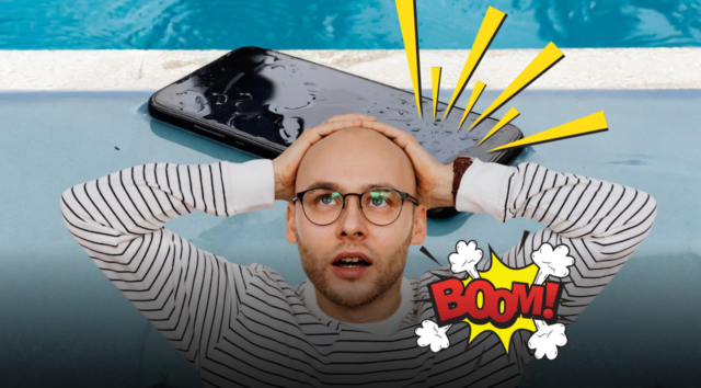 Smartphone caduto in acqua