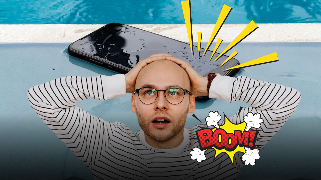 Smartphone caduto in acqua