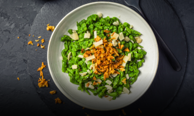 Spatzle al prosciutto e piselli