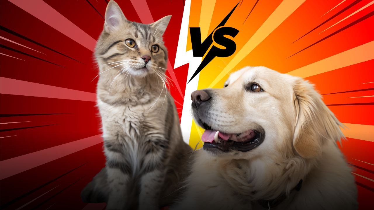 Gatto e cane sotto lo stesso tetto