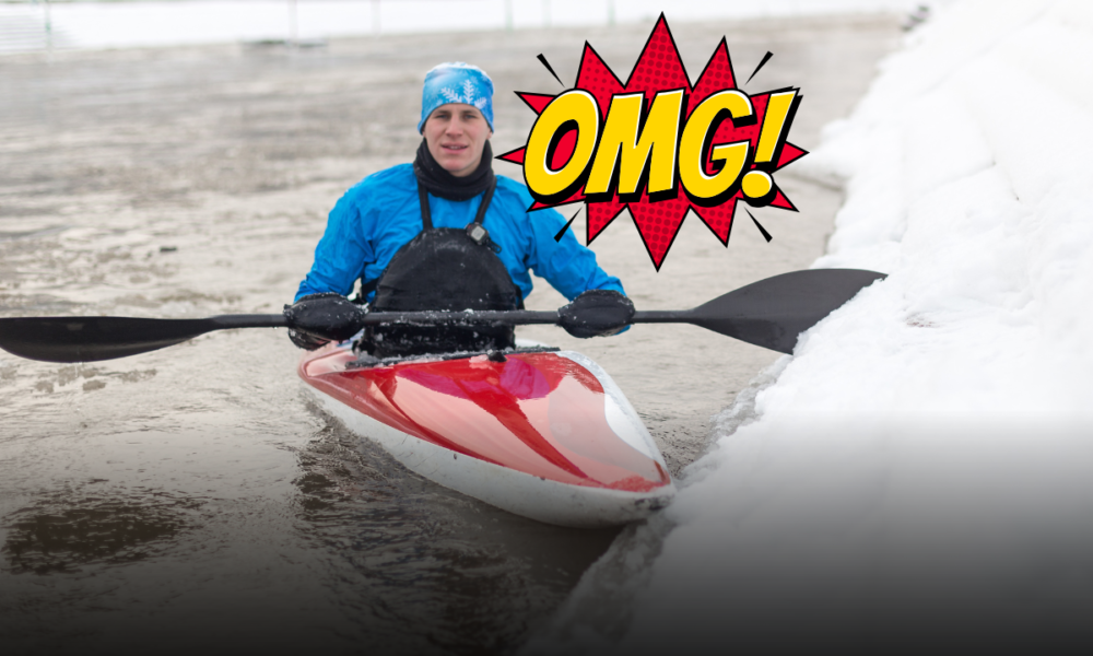 Pagaiando d’inverno