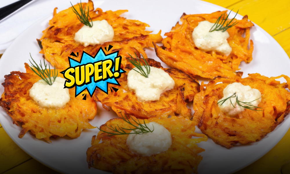 Rösti di carote vegani