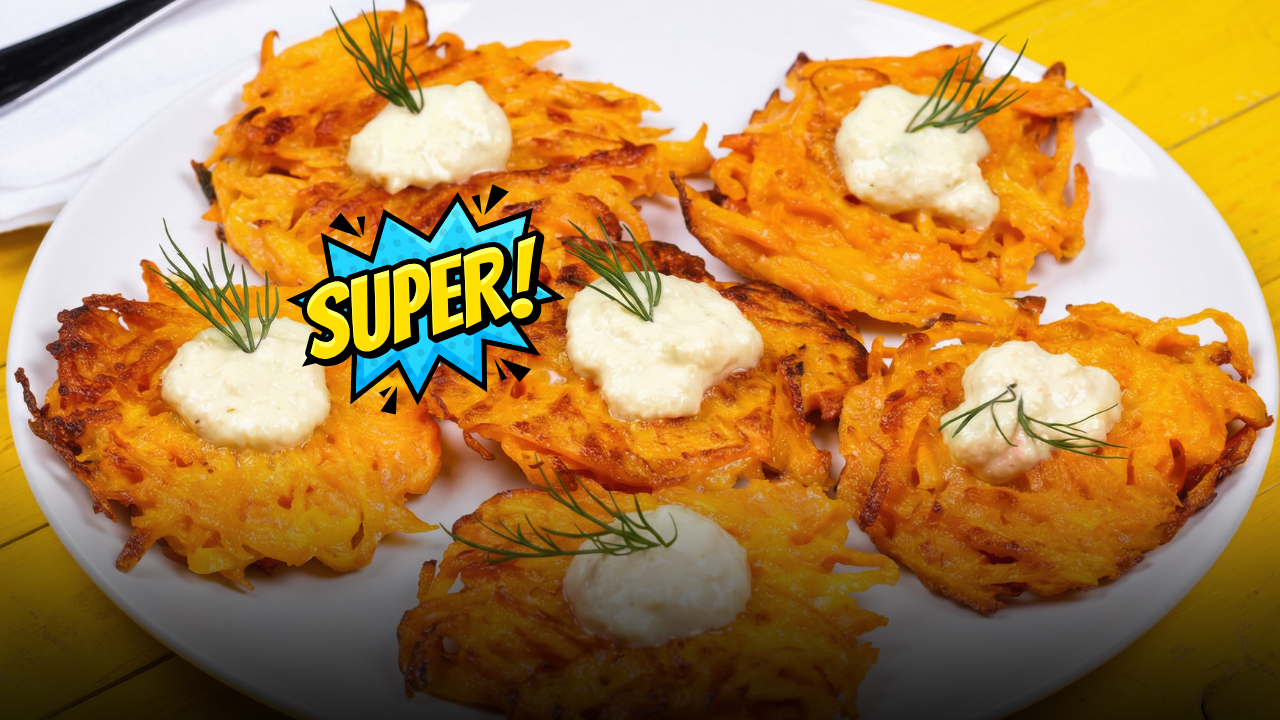 Rösti di carote vegani