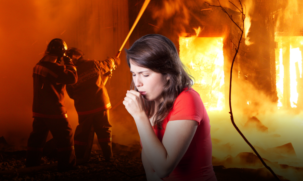 Incendio in un locale