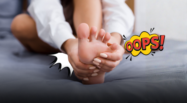 Crampo al piede: perché arriva all’improvviso e cosa fare subito per farlo passare