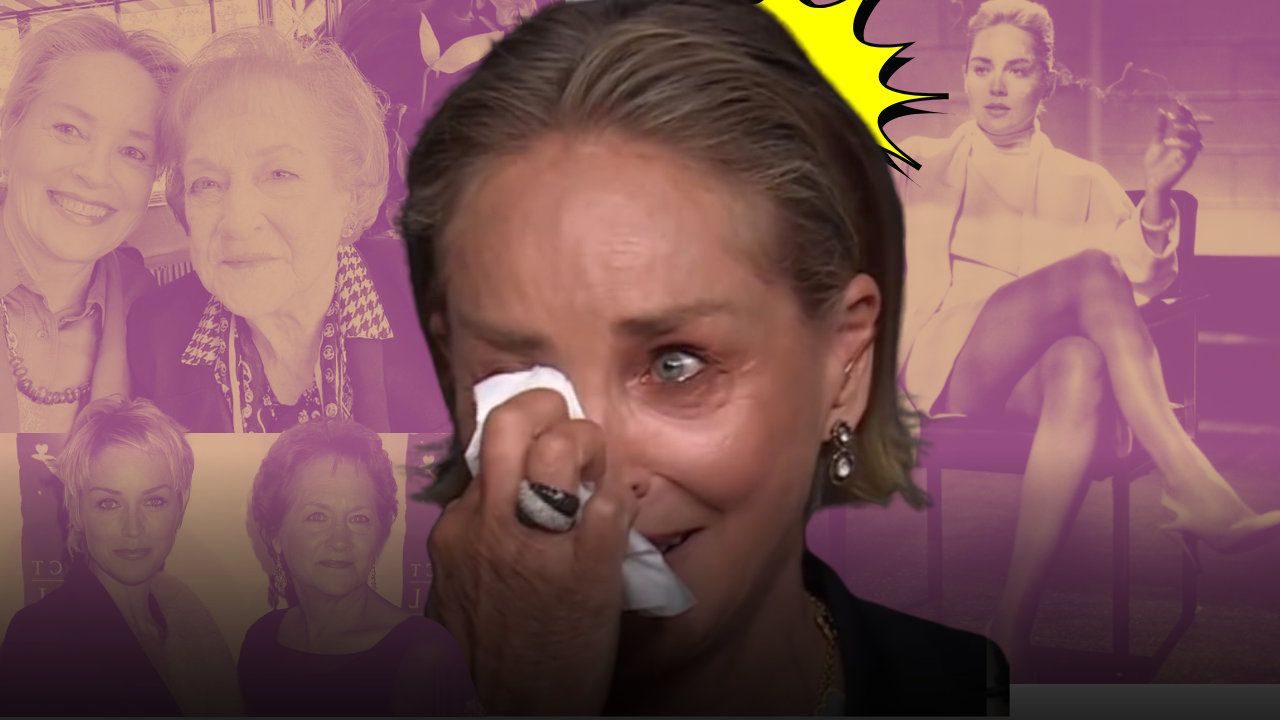 Le lacrime di Sharon Stone: «Mia madre se n'è andata senza dirmi che mi voleva bene»