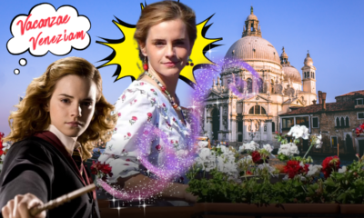 Hermione in pigiama a Venezia! Il look di Emma Watson che fa magie sul web