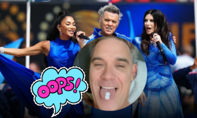 Giallo sui social per Robbie Williams ai Mondiali 2026: il mistero dell'oggetto bianco cade in diretta e la replica della star spiazza tutti