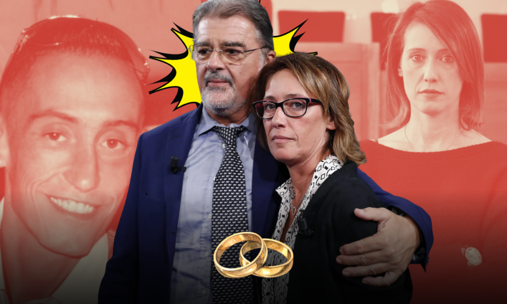 Ilaria Cucchi e Fabio Anselmo si sposano: la promessa d'amore nata durante la lunga battaglia di giustizia per il fratello Stefano