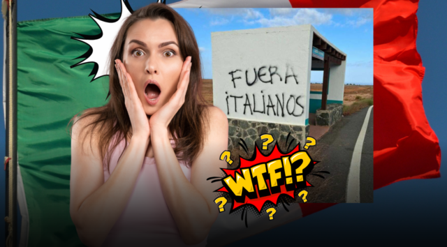 Tensione alle Canarie contro la comunità italiana: appaiono scritte contro gli expat e sui social scoppia la bufera tra i residenti