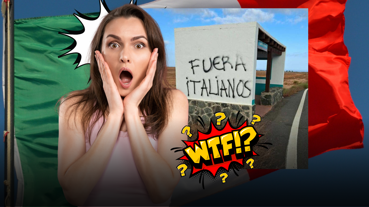 Tensione alle Canarie contro la comunità italiana: appaiono scritte contro gli expat e sui social scoppia la bufera tra i residenti