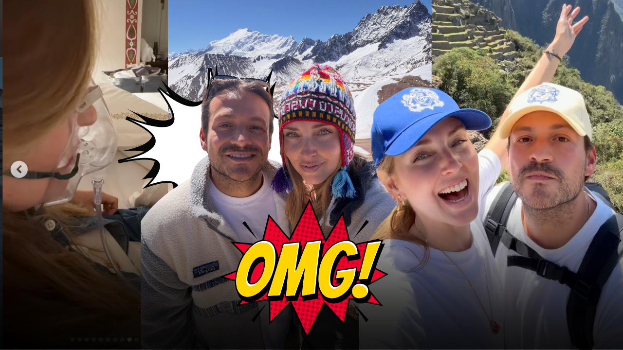 Chiara Ferragni soccorsa con l'ossigeno in Perù: la spiegazione del malore dopo la scalata della Montagna dei Sette Colori