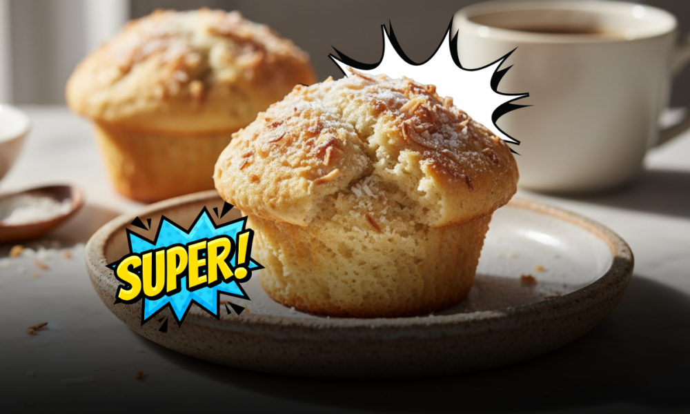 Come fare i muffin al cocco alti e soffici come in pasticceria: i trucchi di preparazione, le dosi e i passaggi da non sbagliare