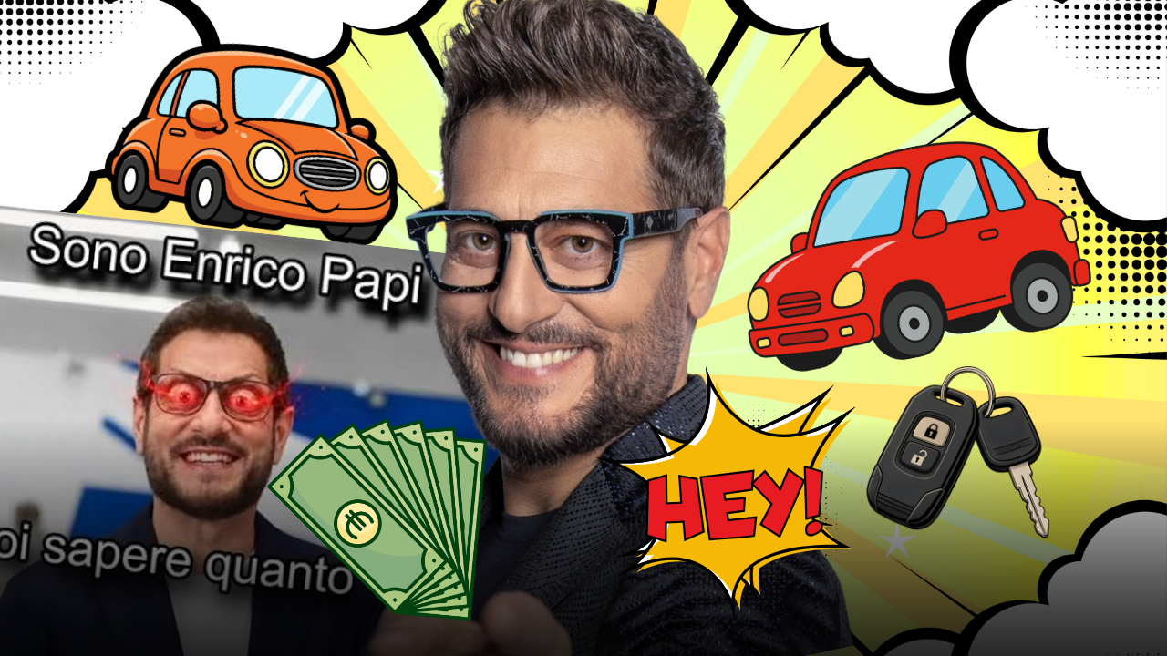 «Ciao, sono Enrico Papi»: la pubblicità dell'auto diventa il nuovo tormentone no-sense della Gen Z su TikTok