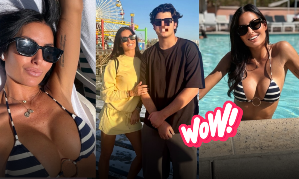 Elisabetta Gregoraci vola in California con Nathan Falco, ma tutti guardano il figlio di Briatore: a 16 anni è alto quasi due metri