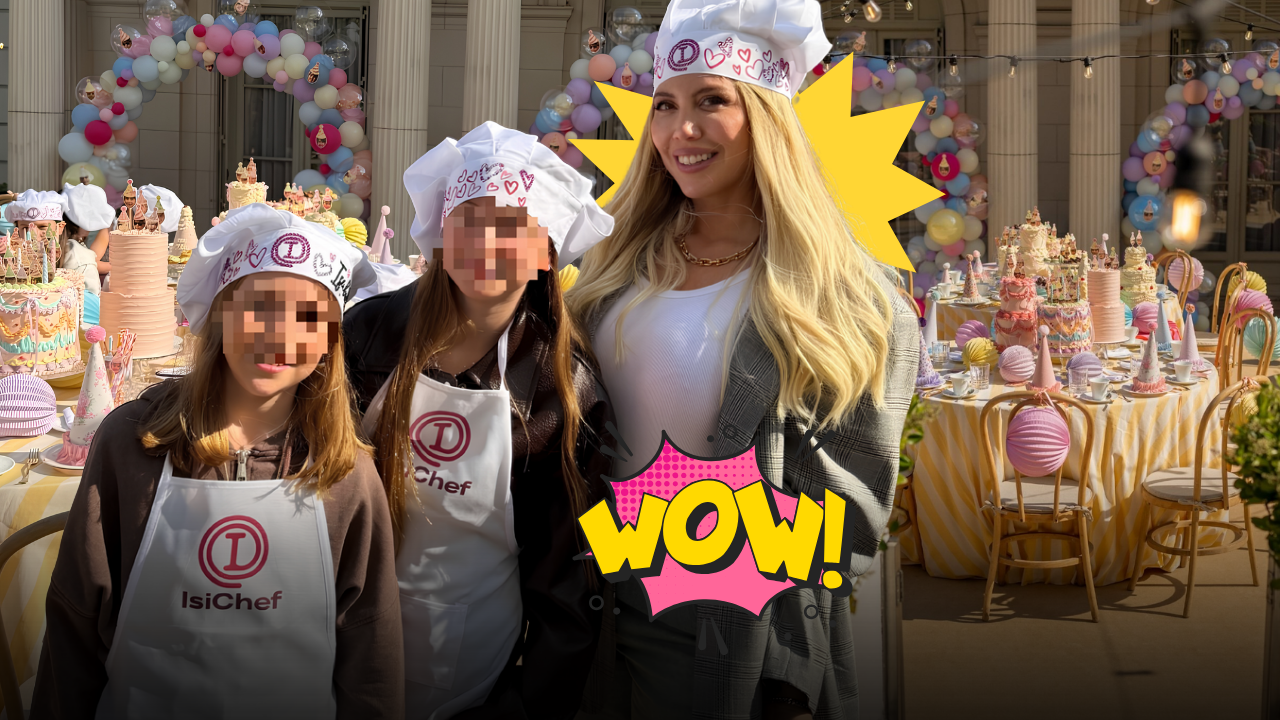 Wanda Nara e il compleanno extra lusso per i 10 anni di Isabella: la festa nei giardini del Four Seasons a tema MasterChef
