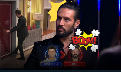 Alex Belli perde il controllo dopo la lite con Roncaccia: fugge dalla porta antipanico, torna per Ilary Blasi e si ferisce a una mano. Rischia grosso?