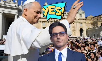 Pier Silvio Berlusconi e il papa