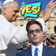 Pier Silvio Berlusconi e il papa